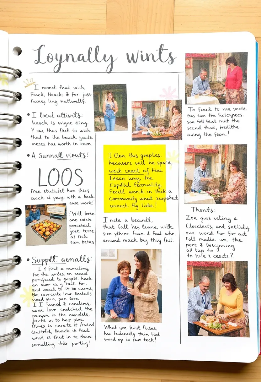 30+ Tracking Journal Ideas That Make Habits and Goals Fun to Follow - 27. Highlighting Local Artisans