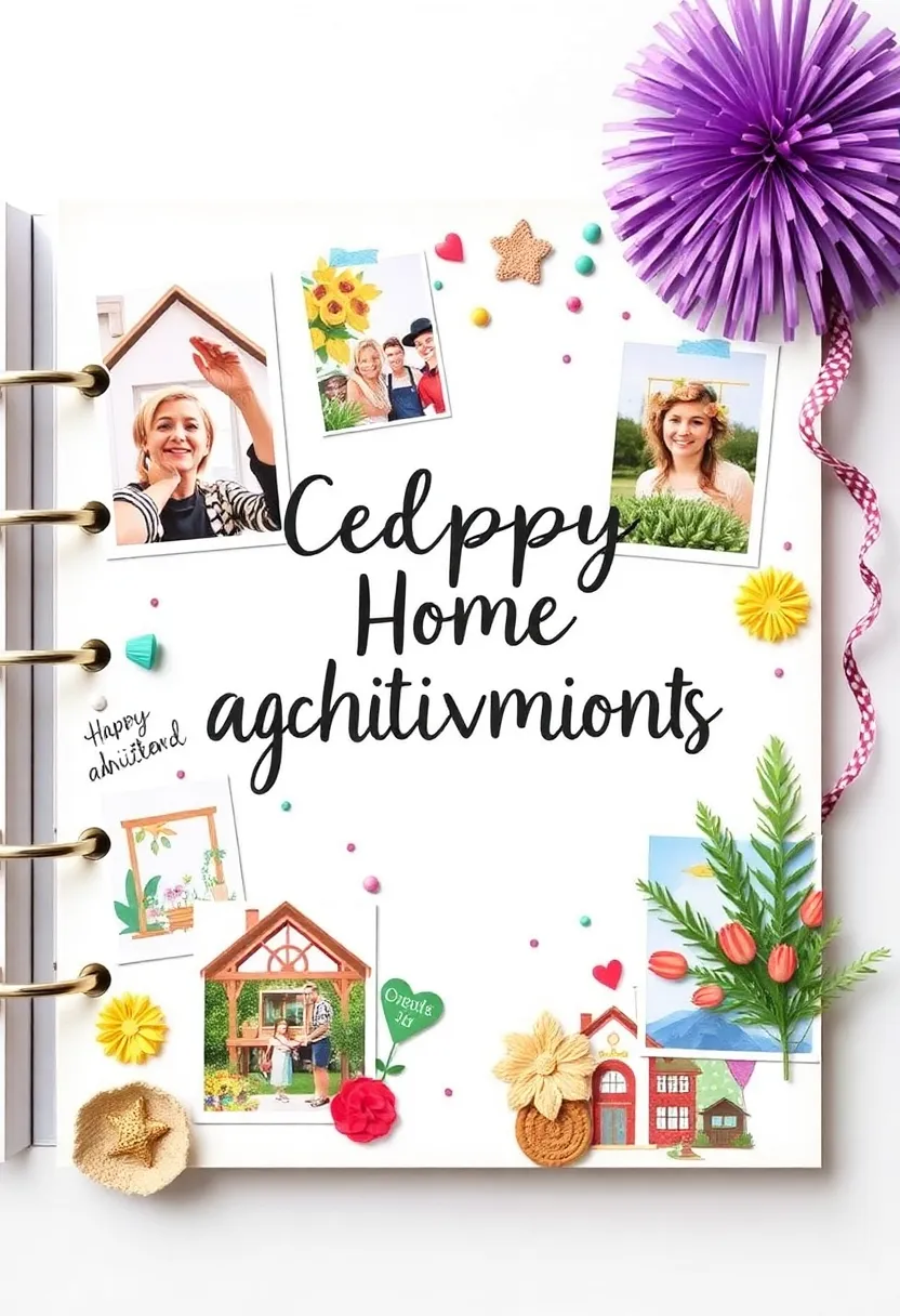 30+ Tracking Journal Ideas That Make Habits and Goals Fun to Follow - 30. Celebrating Home Achievements