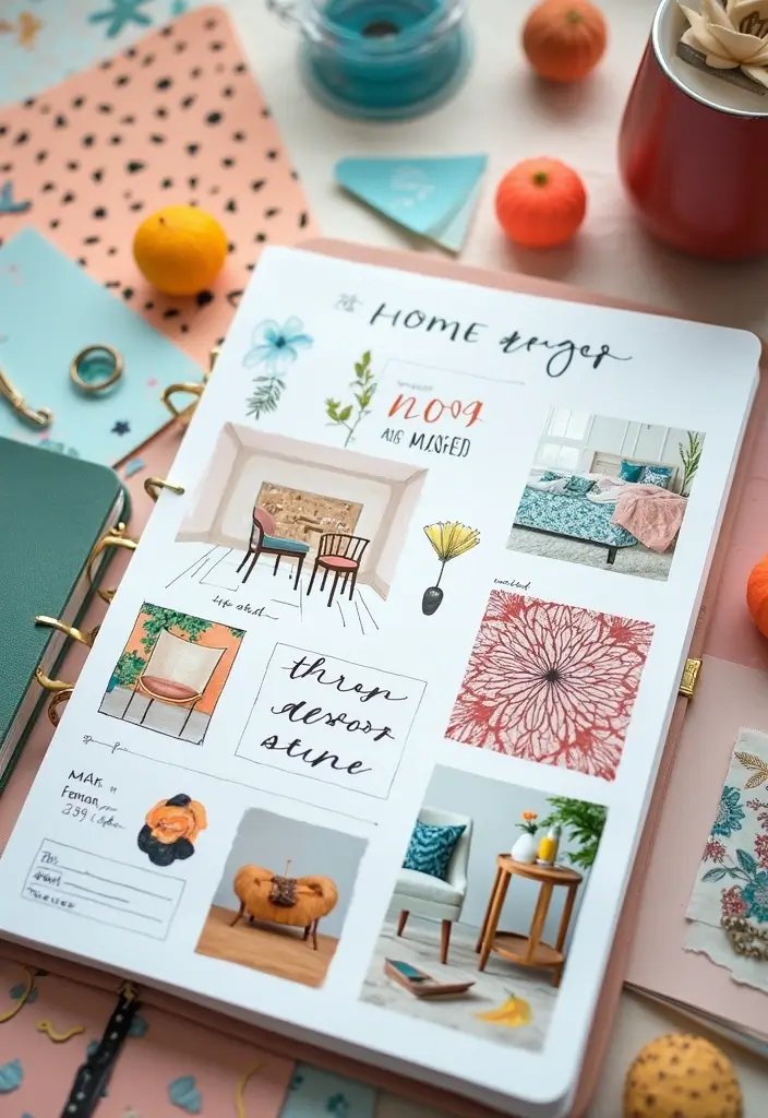 30+ Tracking Journal Ideas That Make Habits and Goals Fun to Follow - 5. Home Decor Wish List