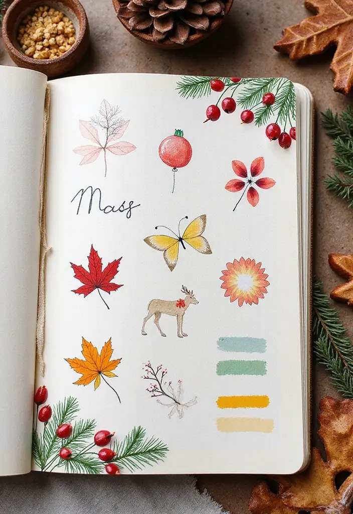 30+ Tracking Journal Ideas That Make Habits and Goals Fun to Follow - 7. Seasonal Decor Planner