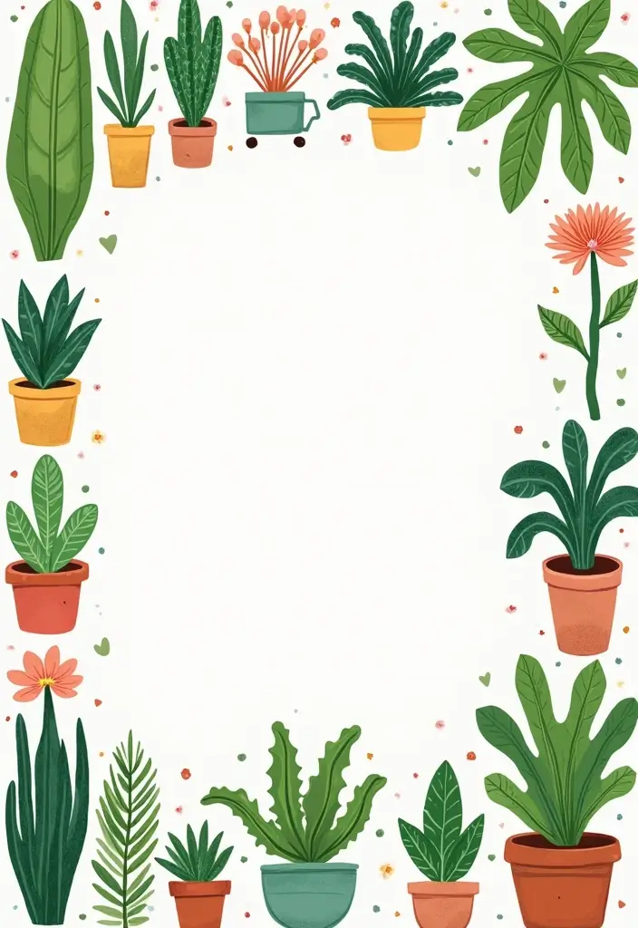 30+ Tracking Journal Ideas That Make Habits and Goals Fun to Follow - 9. Plant Care Journal
