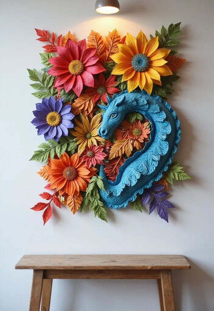 30+ Wall Hanging Craft Ideas With Paper That Decorate Any Room - 11. Paper Sculpture Wall Hangings