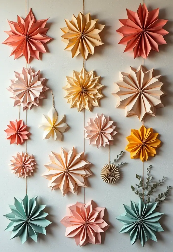 30+ Wall Hanging Craft Ideas With Paper That Decorate Any Room - 14. Scrapbook Paper Wall Hangings