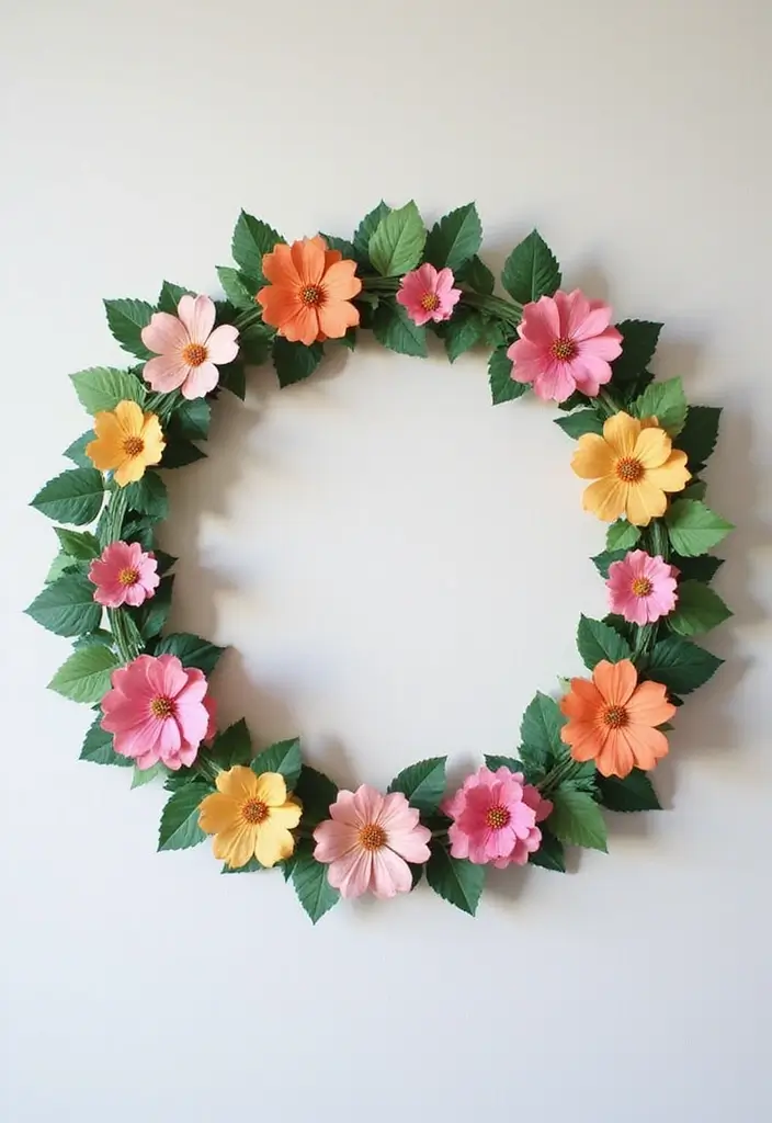30+ Wall Hanging Craft Ideas With Paper That Decorate Any Room - 15. Paper Wreaths