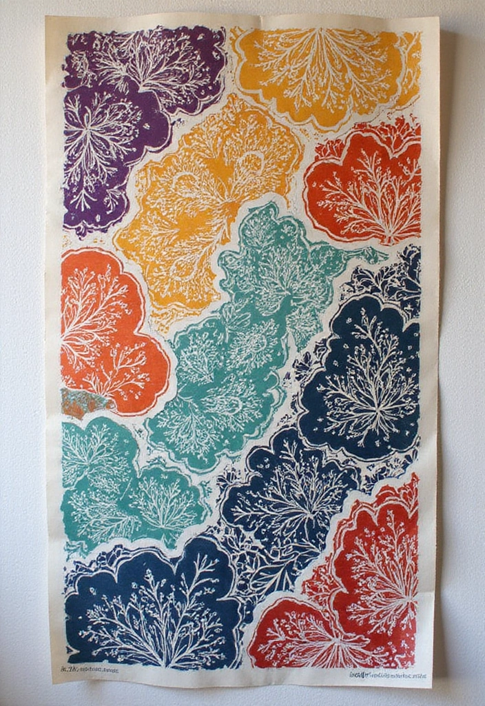 30+ Wall Hanging Craft Ideas With Paper That Decorate Any Room - 16. Paper Stencils Artwork