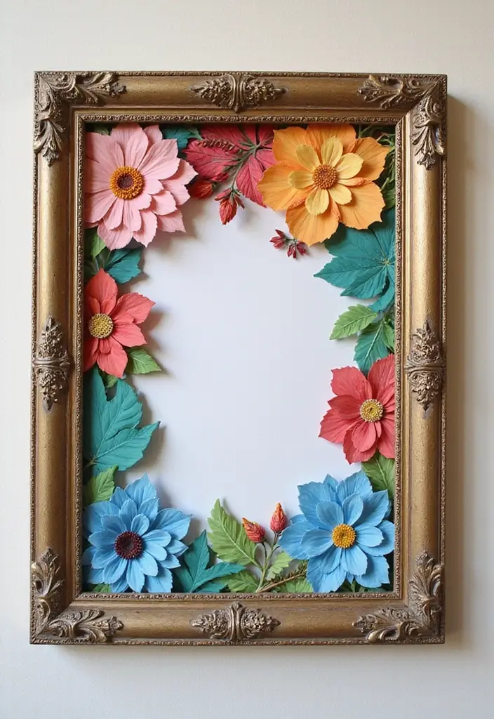 30+ Wall Hanging Craft Ideas With Paper That Decorate Any Room - 17. Framed Paper Cutouts