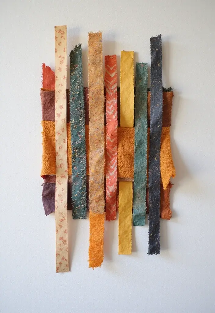 30+ Wall Hanging Craft Ideas With Paper That Decorate Any Room - 24. Paper Weaving Art