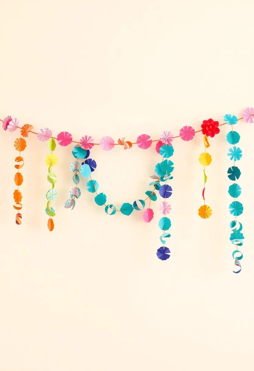 30+ Wall Hanging Craft Ideas With Paper That Decorate Any Room - 25. Paper Chain Garland