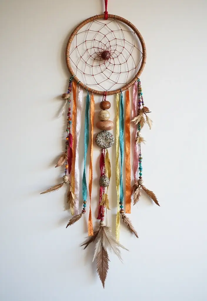 30+ Wall Hanging Craft Ideas With Paper That Decorate Any Room - 7. Handmade Dream Catchers