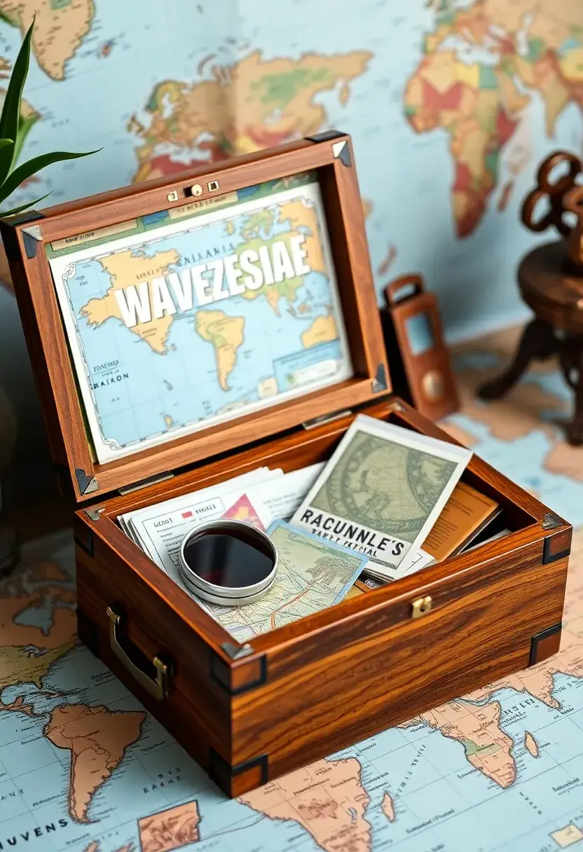 30+ Wood Box Ideas That Make Handmade Gifts Look Professional - 20. Wooden Box for Travel Keepsakes