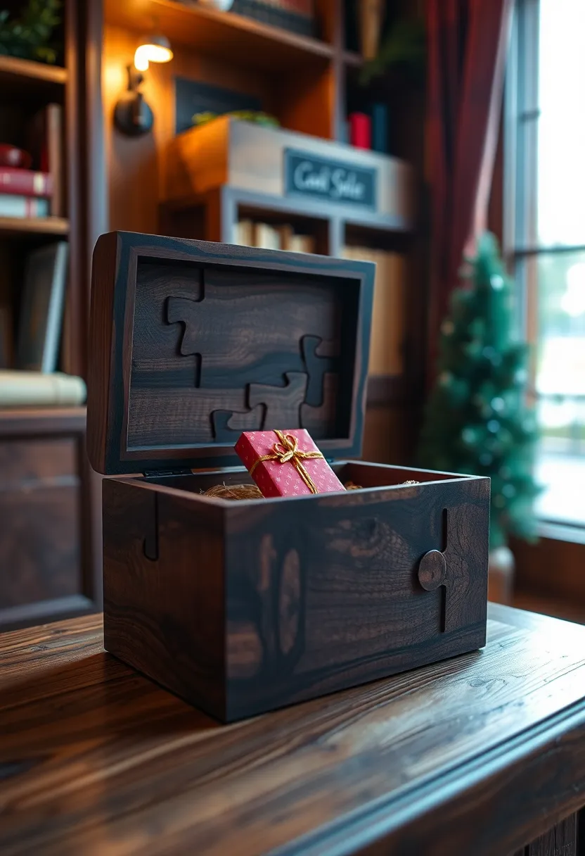 30+ Wood Box Ideas That Make Handmade Gifts Look Professional - 27. Wooden Puzzle Box for a Fun Surprise