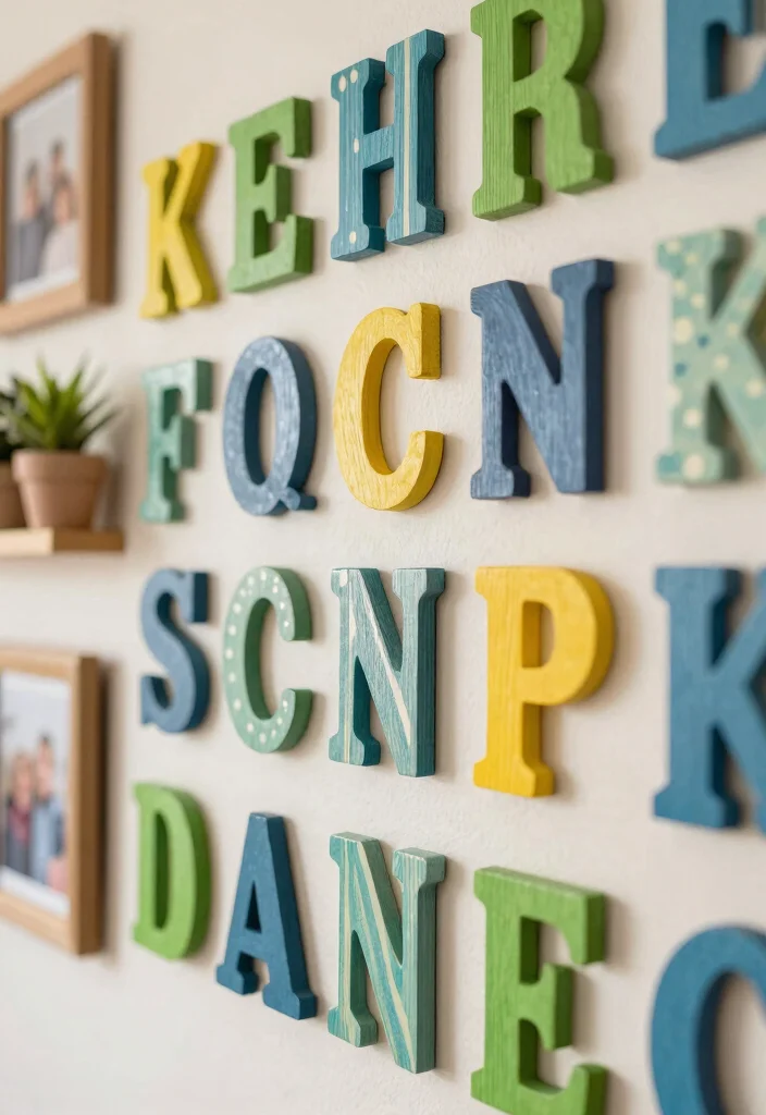 10 3D Letter Decoration Ideas Easy DIY Wall Accents 1 10 3D Letter Decoration Ideas Easy DIY Wall Accents - 1. Upcycled Wooden Letter Art 1