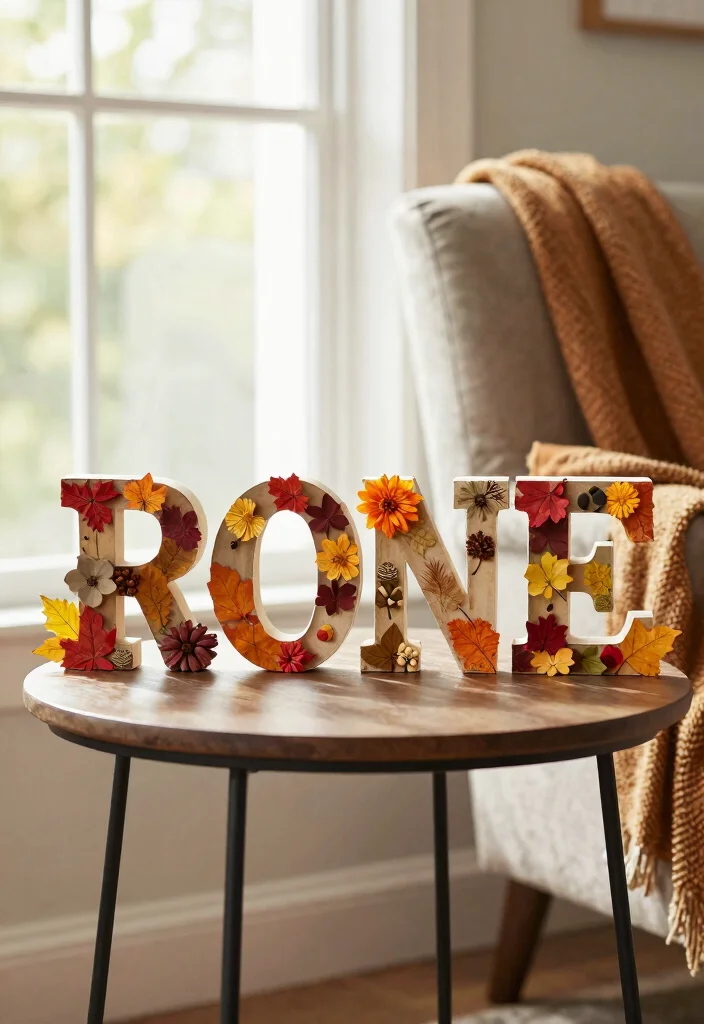 10 3D Letter Decoration Ideas Easy DIY Wall Accents 10 10 3D Letter Decoration Ideas Easy DIY Wall Accents - 10. Seasonal 3D Letters 1