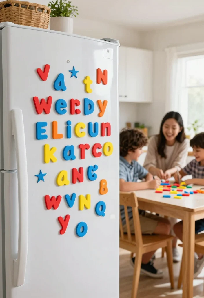 10 3D Letter Decoration Ideas Easy DIY Wall Accents 6 10 3D Letter Decoration Ideas Easy DIY Wall Accents - 6. Magnetic Letters for a Fun Twist 1