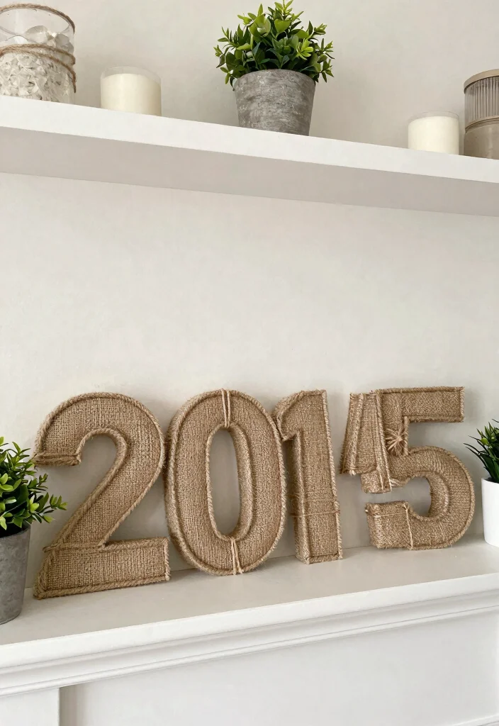 10 3D Letter Decoration Ideas Easy DIY Wall Accents 9 10 3D Letter Decoration Ideas Easy DIY Wall Accents - 9. Burlap and Twine Letters 1