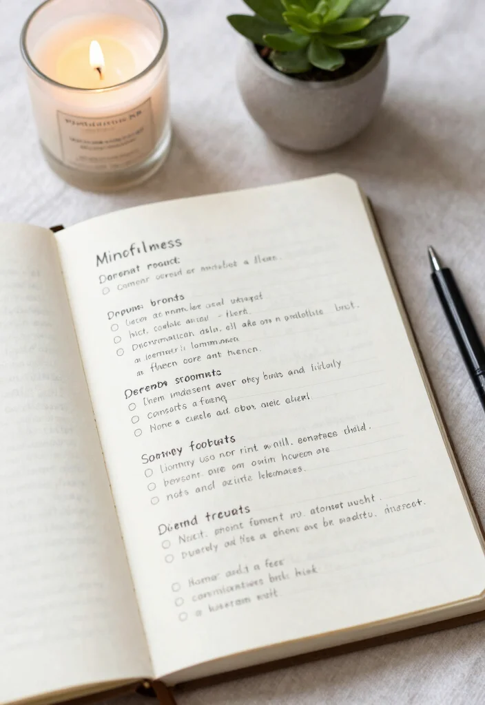 10 Brown Journal Ideas for Minimal and Cozy Aesthetic Pages - 8. Mindfulness and Reflection Prompts 1