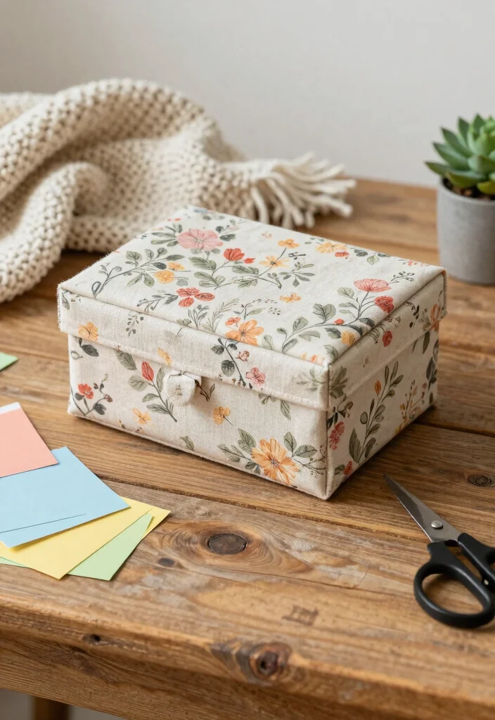 10 Creative DIY Suggestion Box Ideas for Eco-Friendly Office or Home Use 4 10 Creative DIY Suggestion Box Ideas for Eco-Friendly Office or Home Use - 4. Fabric-covered Suggestion Box 1
