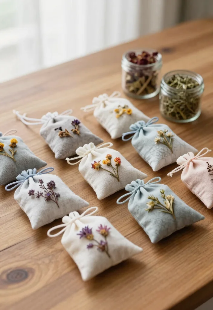 10 Cute Craft Ideas for Friends: Thoughtful DIY Gifts - 10. Scented Sachets 1