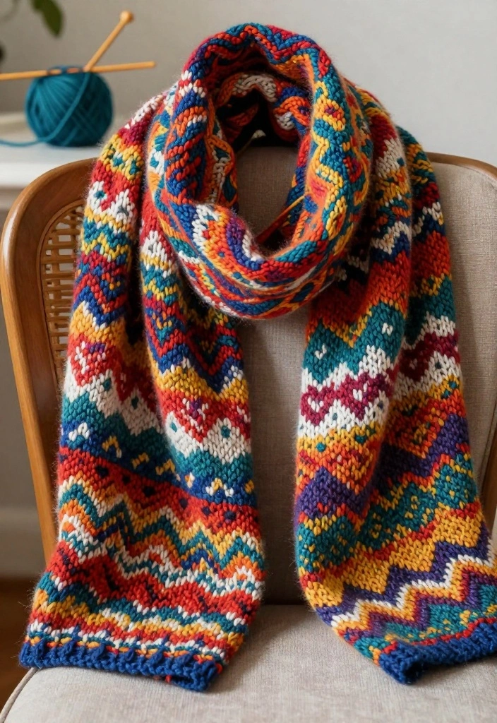 10 Cute Craft Ideas for Friends: Thoughtful DIY Gifts - 9. Knitted or Crocheted Scarves 1