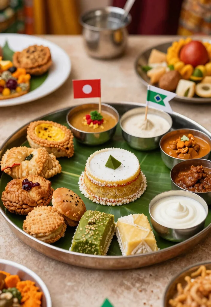 10 DIY Thali Decoration Ideas Traditional and Elegant - 10. Cultural Fusion 1