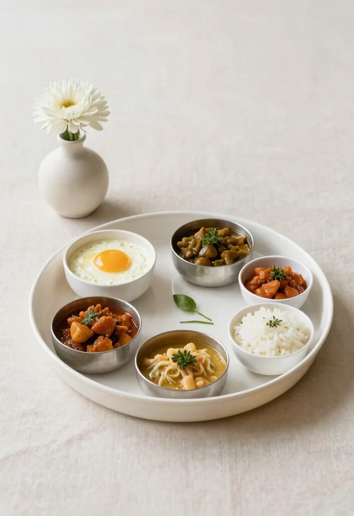 10 DIY Thali Decoration Ideas Traditional and Elegant - 9. Minimalistic Modern 1