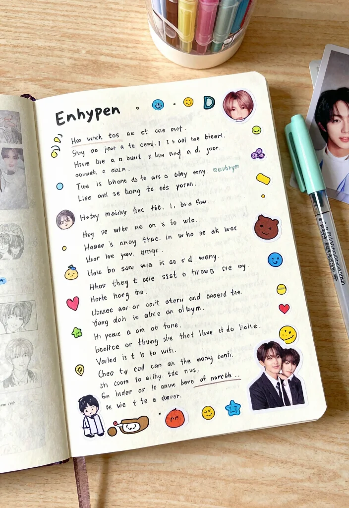 10 Enhypen Journal Ideas Aesthetic Fan Made Inspiration 1 10 Enhypen Journal Ideas Aesthetic Fan Made Inspiration - 1. Song Lyrics and Meaning Pages 1
