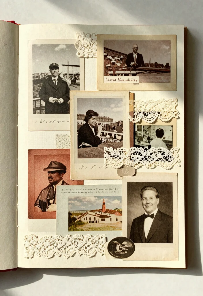 10 History File Decoration Ideas Neat and Eye Catching - 1. Vintage Ephemera Collage 1