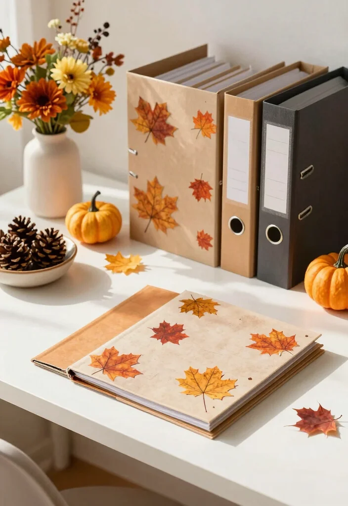 10 History File Decoration Ideas Neat and Eye Catching - 10. Seasonal File Decor 1