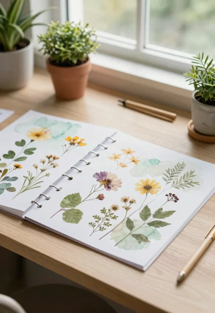 10 History File Decoration Ideas Neat and Eye Catching - 6. Nature-Inspired File Covers 1