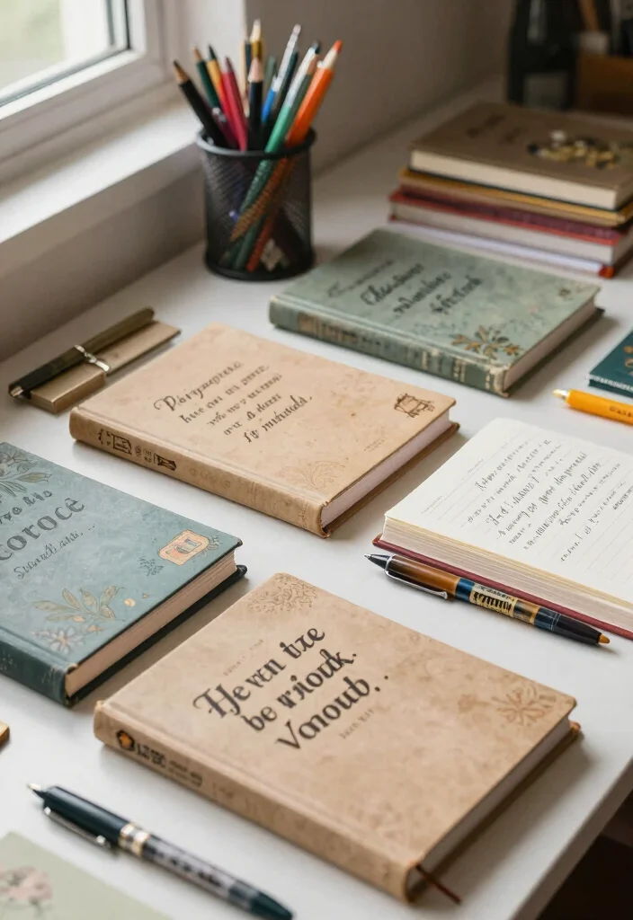 10 History File Decoration Ideas Neat and Eye Catching - 9. Personalized History Journals 1