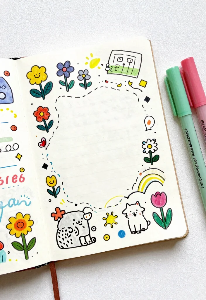 10 Instagram Journal Ideas Aesthetic Layouts Worth Sharing 5 10 Instagram Journal Ideas Aesthetic Layouts Worth Sharing - 5. Creative Doodle Space 1