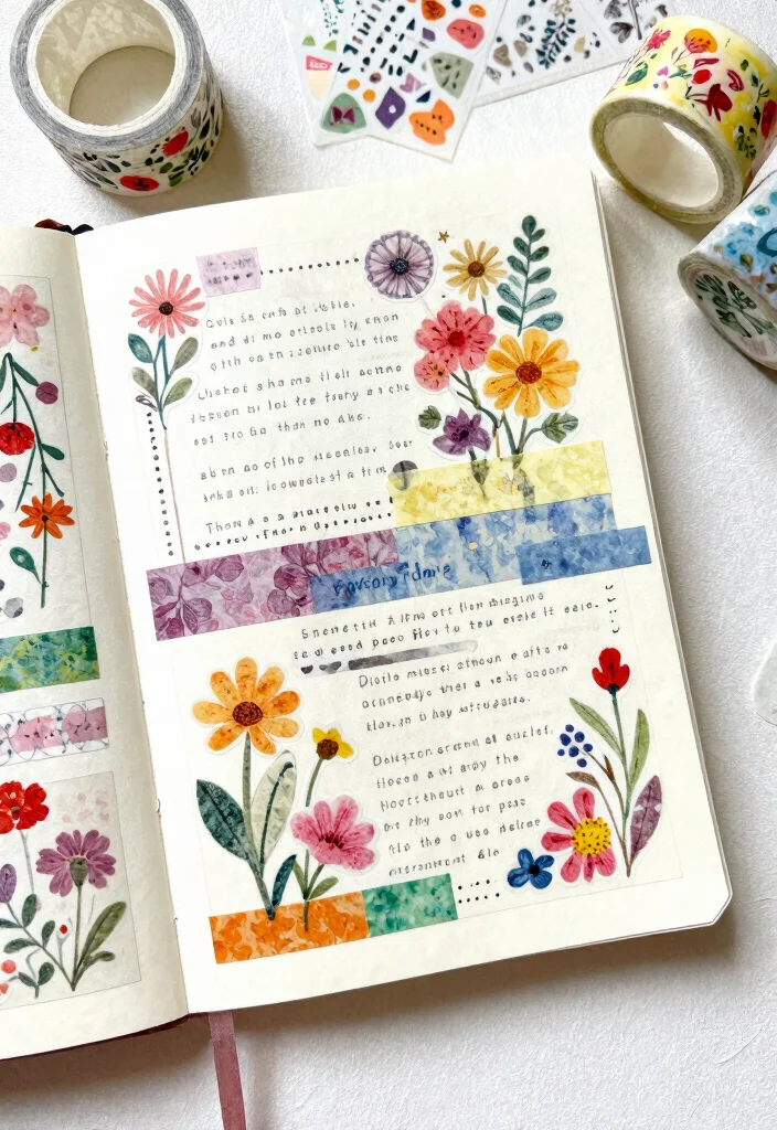10 Instagram Journal Ideas Aesthetic Layouts Worth Sharing 9 10 Instagram Journal Ideas Aesthetic Layouts Worth Sharing - 9. Creative Use of Stickers and Washi Tape 1
