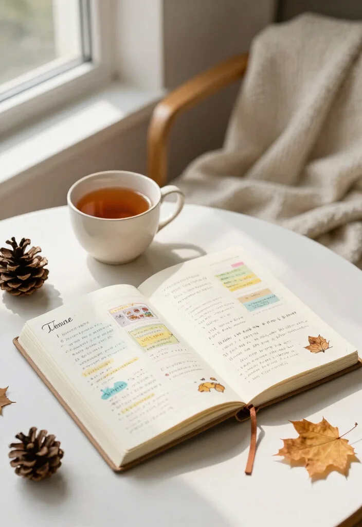 10 Journal Ideas for November: Cozy Minimal Layouts - Conclusion 1