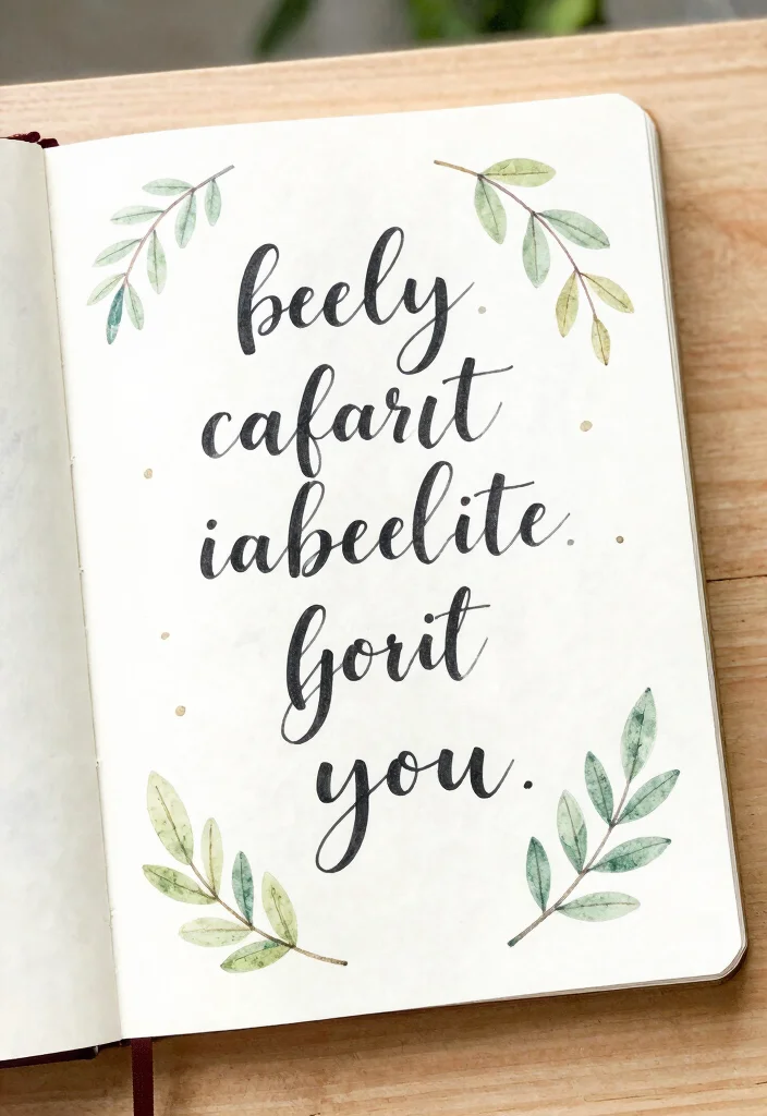 10 Leaf Journal Ideas Nature Inspired Page Designs - 9. Leaf Quotes and Affirmations 1