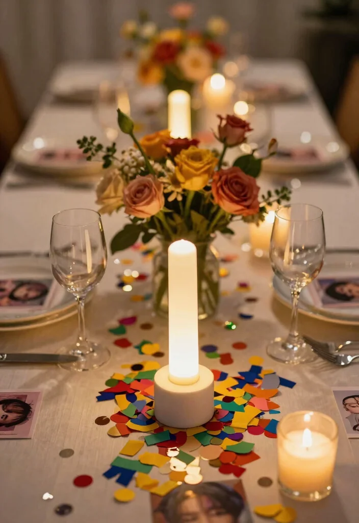 10 Lightstick Decoration Ideas Creative Display for Fans 7 10 Lightstick Decoration Ideas Creative Display for Fans - 7. Lightstick Table Centerpiece 1