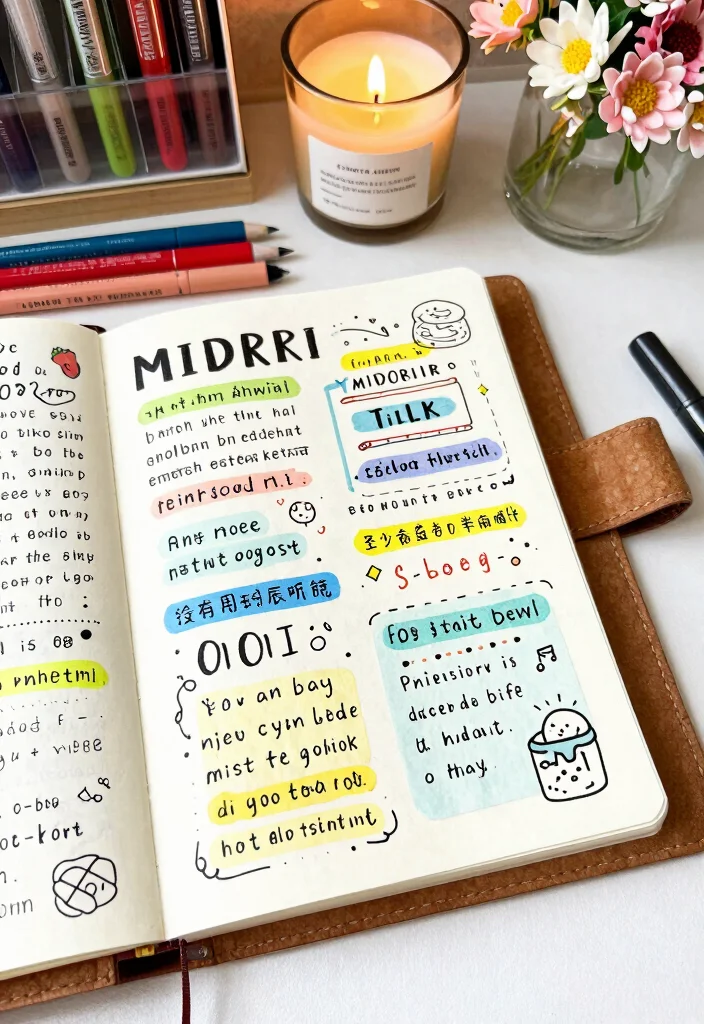 10 Midori Journal Ideas: Minimal and Functional Layouts - 8. Inspirational Quotes Page 1
