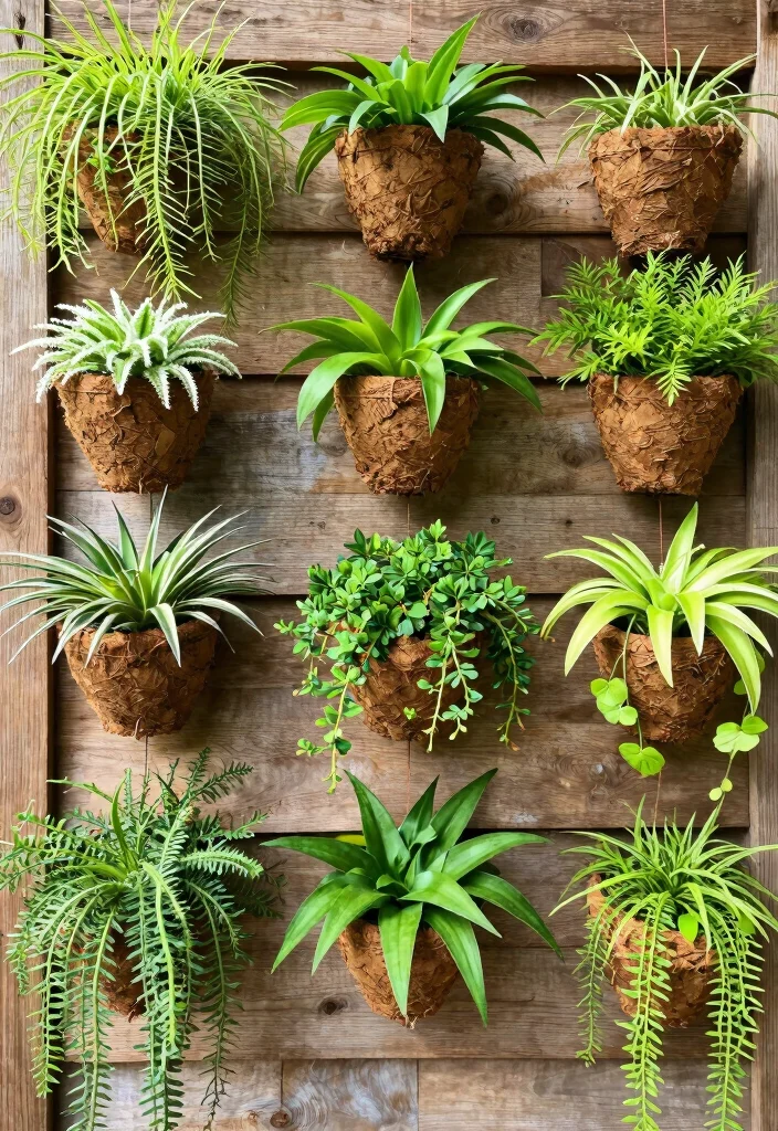 10 Mud Pot Decoration Ideas for Rustic Handmade Decor - 10. Mud Pot Wall Planters 1