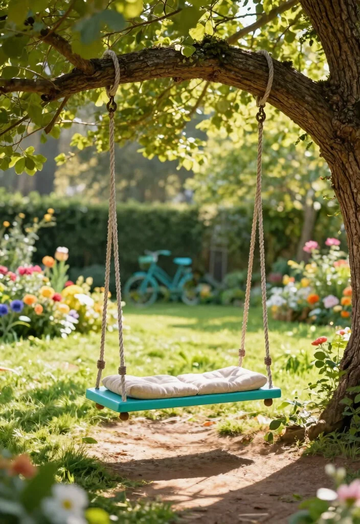 10 Old Cycle Decoration Ideas: Creative Upcycling Projects 3 10 Old Cycle Decoration Ideas: Creative Upcycling Projects - 3. Bicycle Seat Swing 1