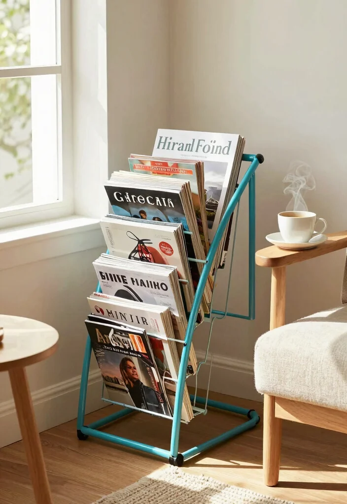 10 Old Cycle Decoration Ideas: Creative Upcycling Projects 8 10 Old Cycle Decoration Ideas: Creative Upcycling Projects - 8. Bicycle Frame Magazine Rack 1