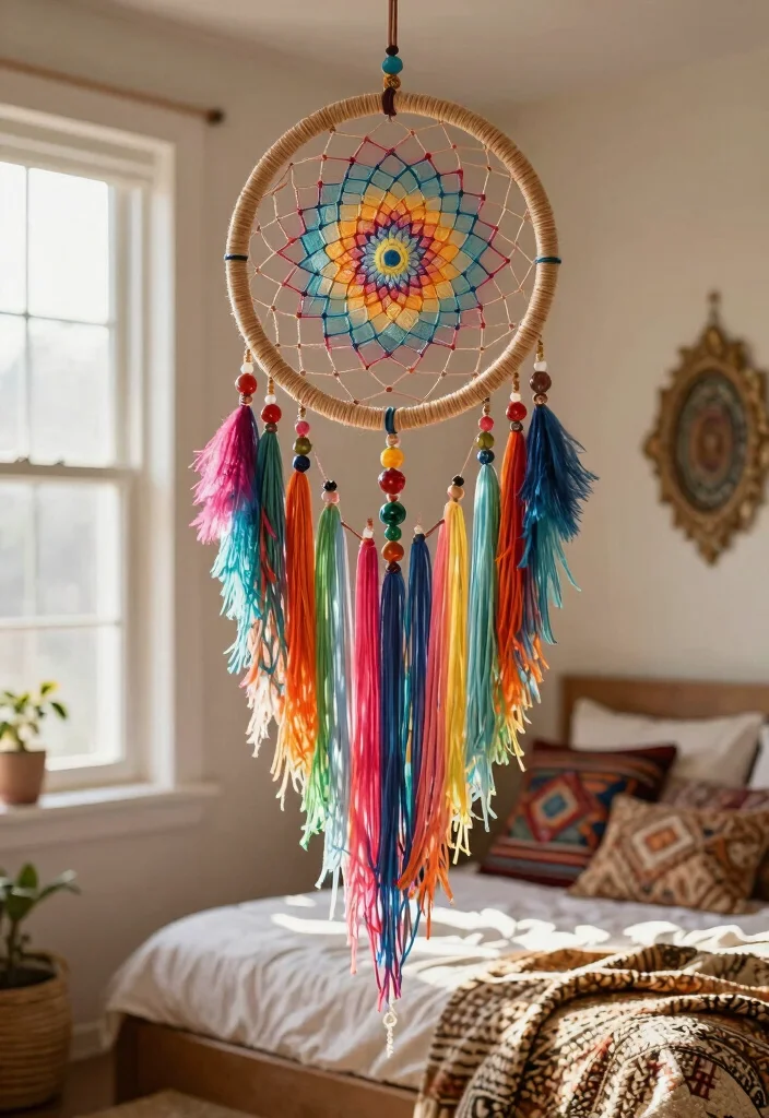 10 Old Cycle Decoration Ideas: Creative Upcycling Projects 9 10 Old Cycle Decoration Ideas: Creative Upcycling Projects - 9. Bike Spoke Dreamcatcher 1