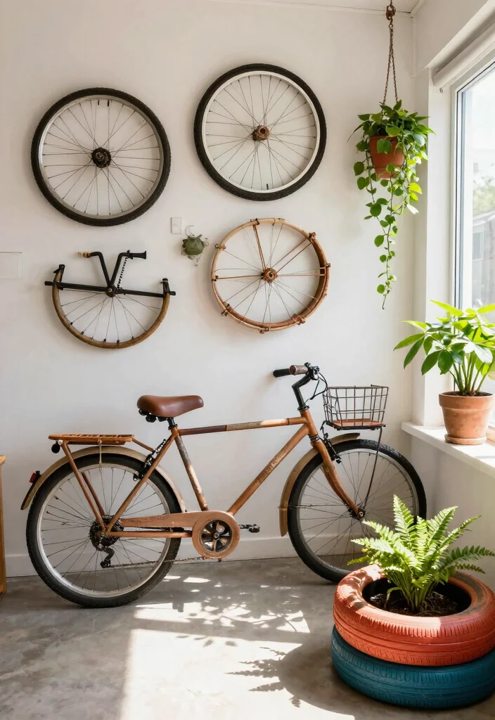 10 Old Cycle Decoration Ideas: Creative Upcycling Projects 11 10 Old Cycle Decoration Ideas: Creative Upcycling Projects - Conclusion 1