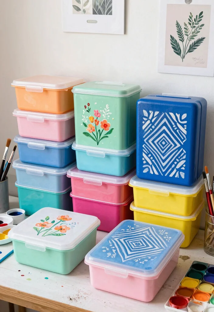 10 Plastic Box Painting Ideas to Instantly Upgrade Cheap Storage - Conclusion 1