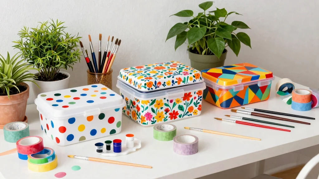 10 Plastic Box Painting Ideas to Instantly Upgrade Cheap Storage