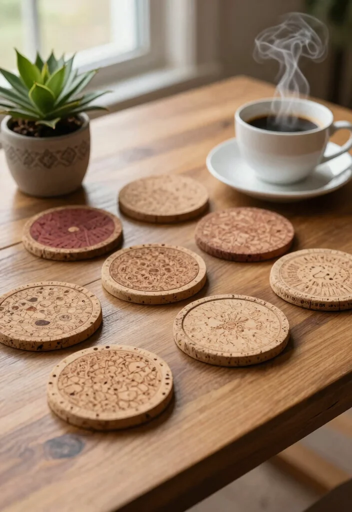 10 Quick Craft Ideas Perfect for Last Minute DIY 2 10 Quick Craft Ideas Perfect for Last Minute DIY - 2. Wine Cork Coasters 1