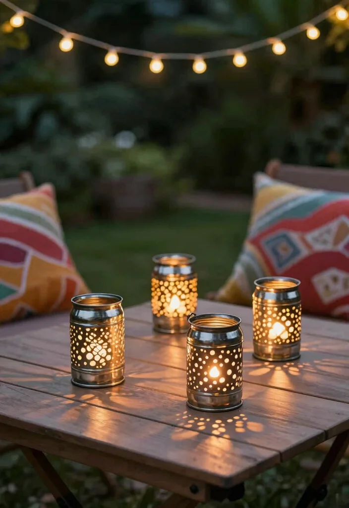10 Quick Craft Ideas Perfect for Last Minute DIY 3 10 Quick Craft Ideas Perfect for Last Minute DIY - 3. Recycled Tin Can Lanterns 1