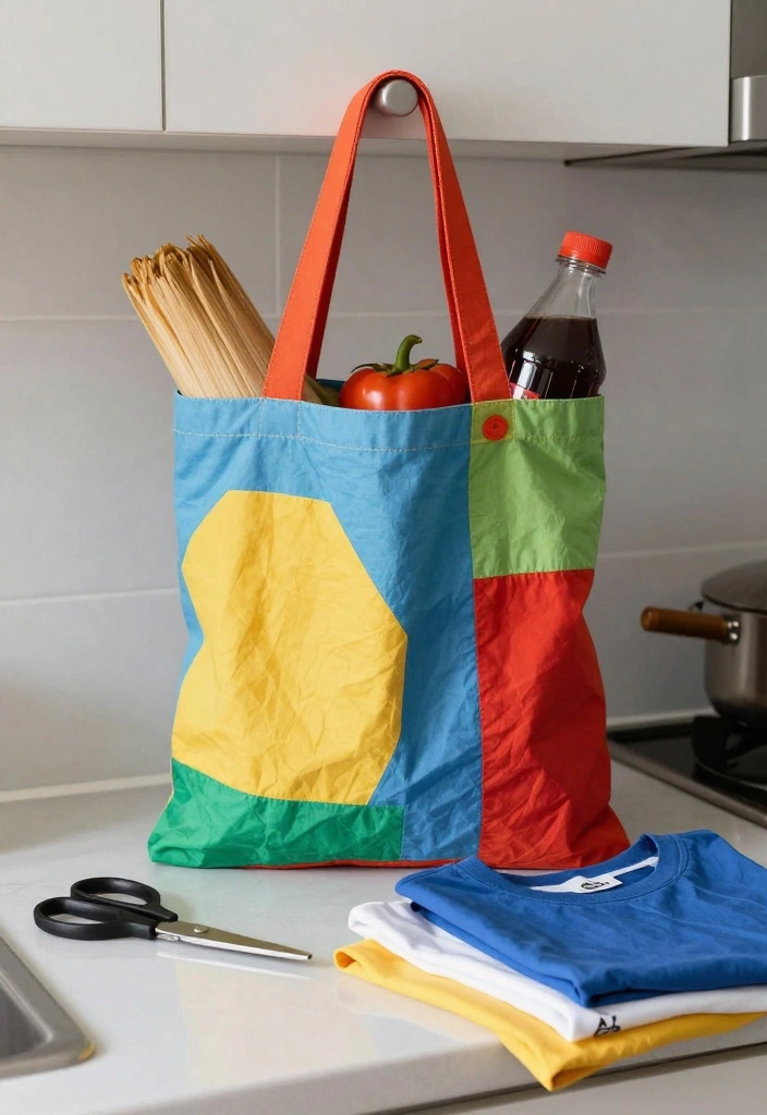 10 Quick Craft Ideas Perfect for Last Minute DIY 9 10 Quick Craft Ideas Perfect for Last Minute DIY - 9. Upcycled T-Shirt Tote Bags 1