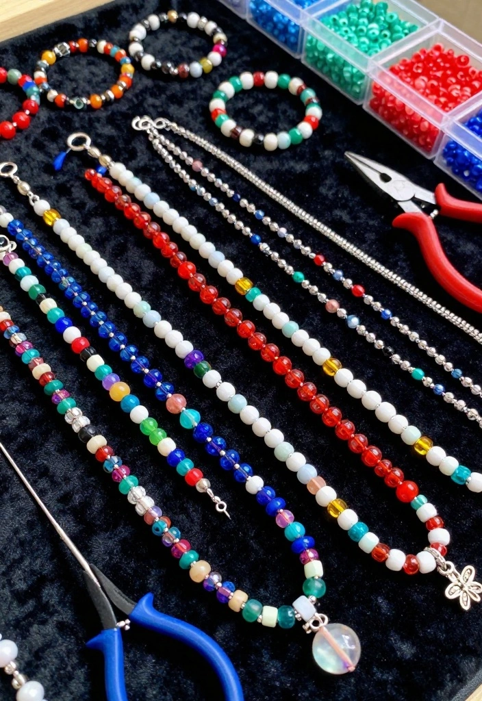10 Senior Craft Ideas: Fun and Relaxing DIY Projects - 6. Beaded Jewelry 1