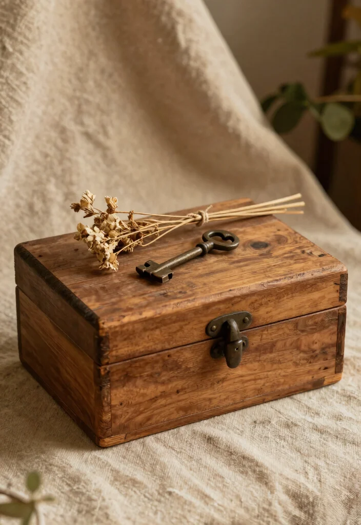 10 Small Wood Box Ideas: Simple Beginner Projects - 1. Rustic Keepsake Box 1