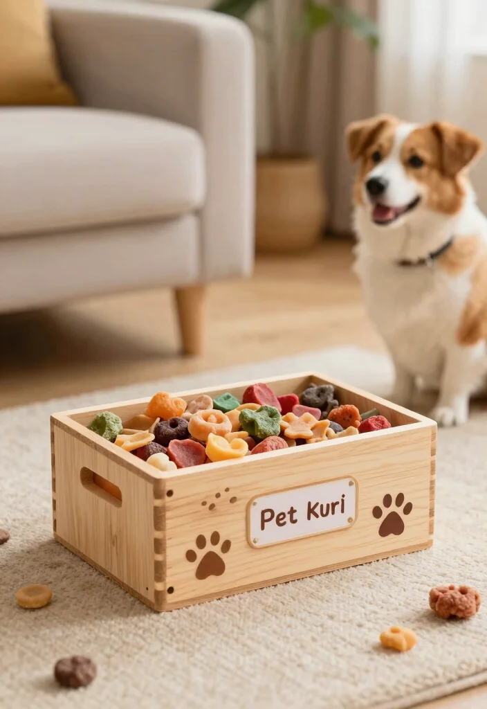 10 Small Wood Box Ideas: Simple Beginner Projects - 10. Pet Treat Box 1