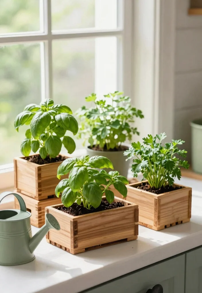 10 Small Wood Box Ideas: Simple Beginner Projects - 2. Mini Herb Planters 1